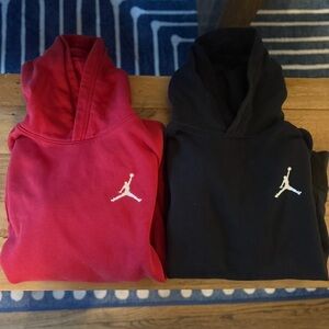Jordan Dual Pack Red and Black Hoodies
